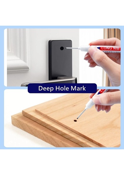 Siyah-1 Adet Tarzı Et Uzun Baş Işaretleyiciler Banyo Ağaç Işleme Dekorasyonu Çok Amaçlı Derin Delik Işaretleme Kalemleri Kırmızısiyahmaviyeşil Mürekkep (Yurt Dışından) indirimleri