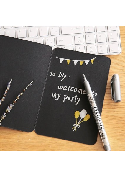 Gümüş 2 Adet Tarzı Altın Gümüş Epoksi Reçine Çizim Kalemi Altın Folyo Nokta Işaretleme Kalemi Akrilik Boya Öne Çıkanlar Metalik Kalıcı Işaretleyici (Yurt Dışından) fırsatları