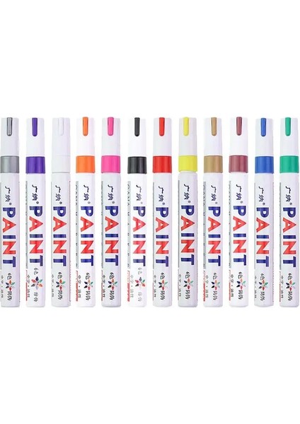 NO.558 Tarzı Boya Temizleyici Araba Jant Lastiği Yağlı Boya Kalem Oto Lastik Lastik Cilalar Metal Kalıcı Işaretleyici Grafiti Dokunmatik Çizik Islak Balmumu (Yurt Dışından)