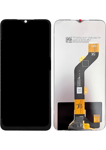 Infinix Hot 20i Uyumlu LCD Dokunmatik Ekran Çıtasız Siyah