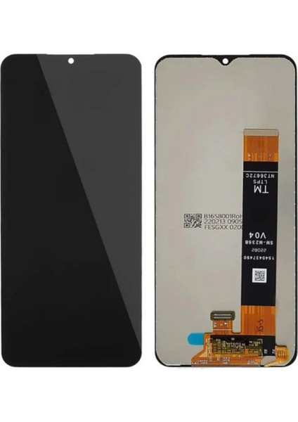 Samsung Galaxy M13 5g M136 Uyumlu LCD Dokunmatik Ekran Çıtasız Siyah