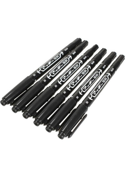 2 Adet Işaretleme Kalemleri Iyi Su Geçirmez Mürekkep Ince Uç Ham Uç Siyah Çift Uçlu Yeni Taşınabilir Güzel Renk Işaretleme Kalemi Sıcak (Yurt Dışından) modelleri