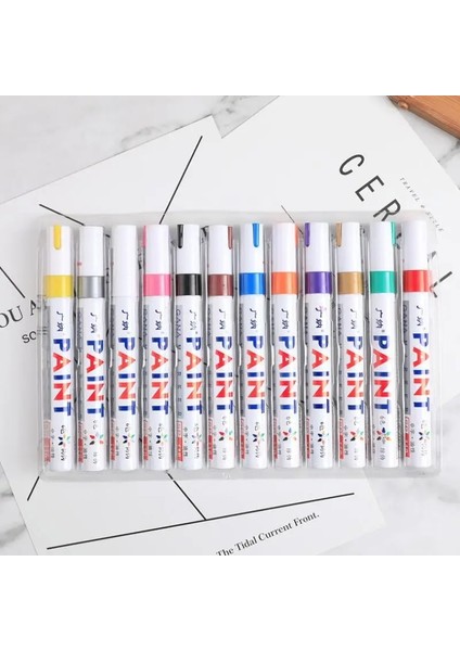 Mor Tarzı Renkli Su Geçirmez Marke Kalem Albümü Grafiti Kalemi Rötuş Kalemi Ofis Okul Yazma Malzemeleri Işaretleyici Kalemler Dıy (Yurt Dışından) indirimleri