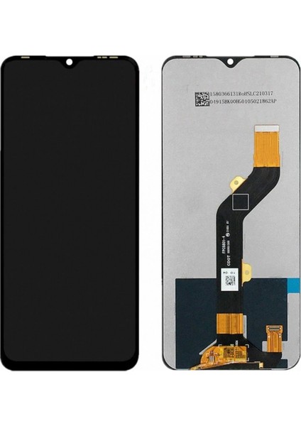 Infinix Smart 5 Uyumlu LCD Dokunmatik Ekran Çıtasız Siyah (X657)