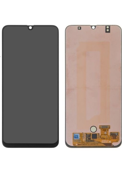 A50 A505 Uyumlu LCD Dokunmatik Ekran Çıtasız Siyah (Incell)