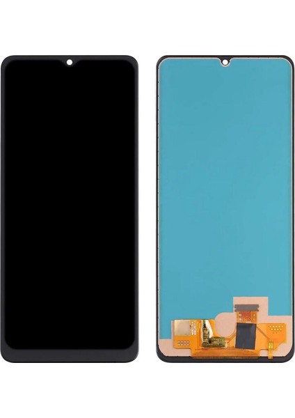 Samsung A22 4g A225 Uyumlu LCD Dokunmatik Ekran Çıtasız Siyah