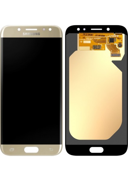 Samsung J7 Pro J730 Uyumlu LCD Dokunmatik Ekran OLED Gold