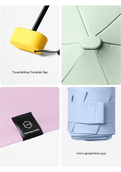 Lbw Kompakt ve Portatif Güneşlik Şemsiye - Nane Yeşili (Yurt Dışından) fırsatları