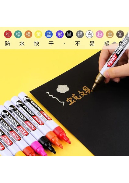 1 Adet Yeşil Mürekkep Stili 1 Adet Boya Not Numarası Kaba Beyaz Işaretleyici Endüstriyel Solmayan Su Geçirmez Otomobil Lastik Kalemler Graffiti Sigen (Yurt Dışından) fırsatları