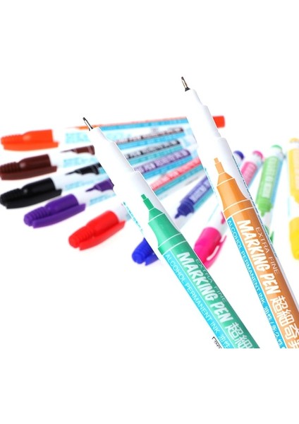 Bk Tarzı Arker Kalem Ekstra Ince Alkol Bazlı Mürekkep Filmwoodclothmetalglass Üzerinde Kalıcı Işaret (Yurt Dışından) fırsatları