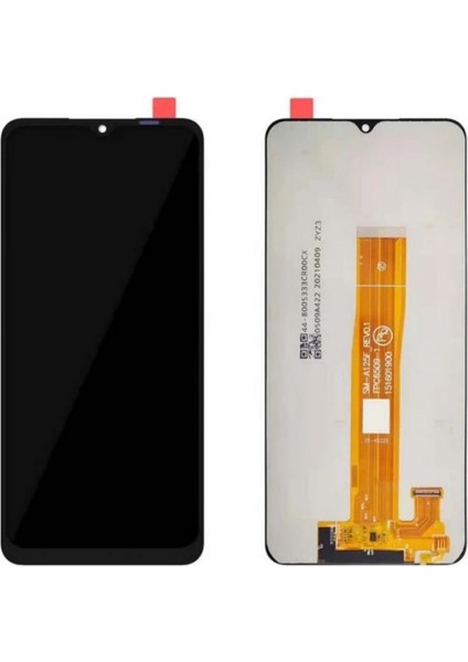 Samsung Galaxy A02 A022 Uyumlu LCD Dokunmatik Ekran Çıtasız Siyah