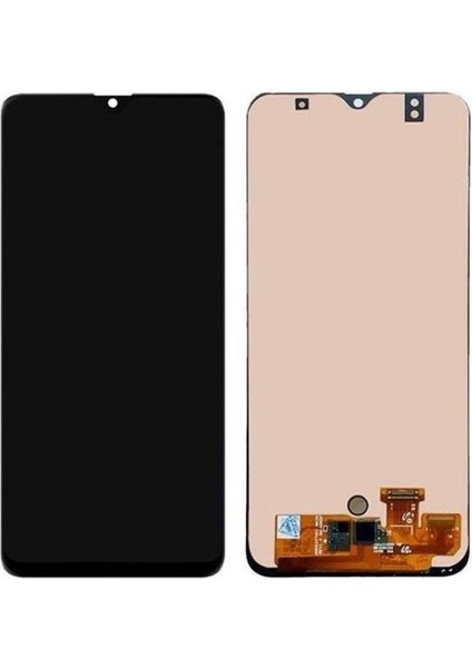 A30 A305 Uyumlu LCD Dokunmatik Ekran Çıtasız Siyah