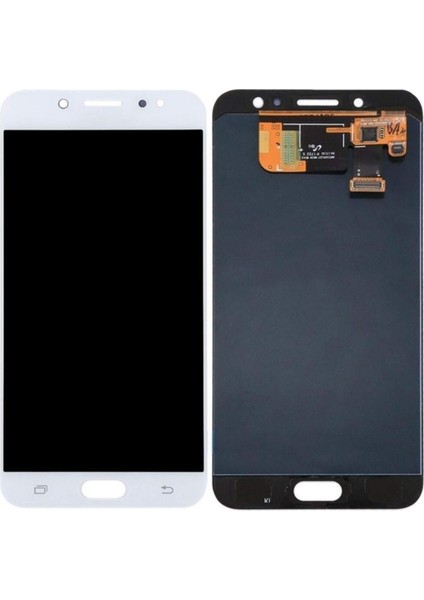 Samsung C8 C7100 Uyumlu LCD Dokunmatik Ekran Beyaz