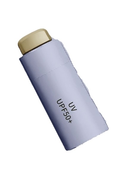 Ww Kadın Mini Katlanır Güneş Koruyucu Şemsiye-Açık Mor (Yurt Dışından)