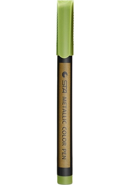 No.6 Tarzı 10 Çeşit Renk Metal Işaretleyici Kalem Boya Kalemi Güvenlik ve Albüm Için Çevre Dıy Tasarım Kırtasiye Sanat Boyama Aksesuarları (Yurt Dışından)