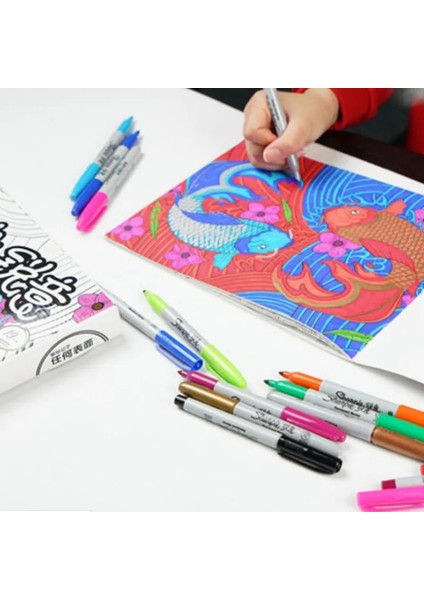 Altın Tarzı Gümüş Altın Bronz Ince Nokta Yağ Metalik Kalıcı Işaretleyiciler Yazma Yüzeyi Kağıt Metal Cam (Yurt Dışından) fırsatları