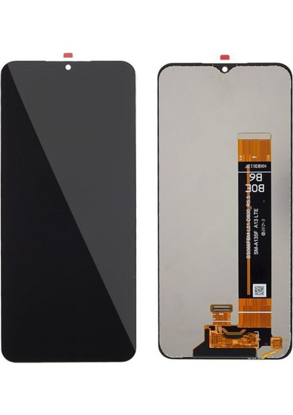 A13 4g A135 Uyumlu LCD Dokunmatik Ekran Çıtasız Siyah