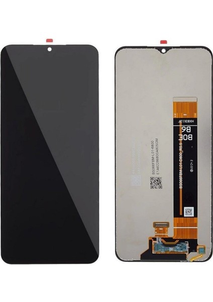 Samsung Galaxy M13 M135 Uyumlu LCD Dokunmatik Ekran Çıtasız Siyah