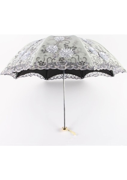 Hss Rüzgar Geçirmez Otomatik Şemsiye -Gri (Yurt Dışından) fırsatları