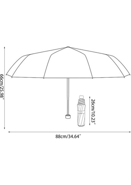 Hss Rüzgar Geçirmez Otomatik Şemsiye -Gri (Yurt Dışından) indirimleri
