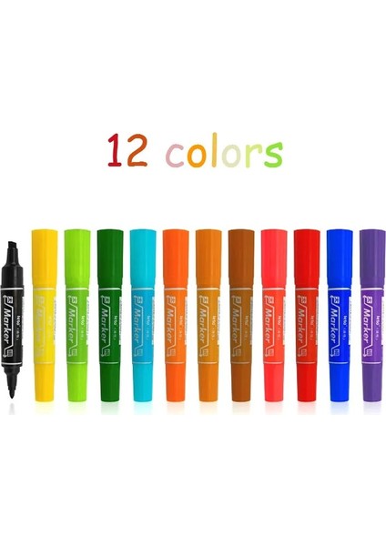 Yeşil Stil 12 Renk Su Geçirmez Araba Lastiği Lastik Sırtı CD Metal Kalıcı Boya Marker Graffti Yağlı Marker Macador Caneta Kırtasiye 2021NEW (Yurt Dışından)