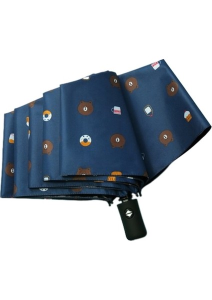 Ww Tam Otomatik Ayı Güneş Kremi Şemsiye-Koyu Mavi (Yurt Dışından)