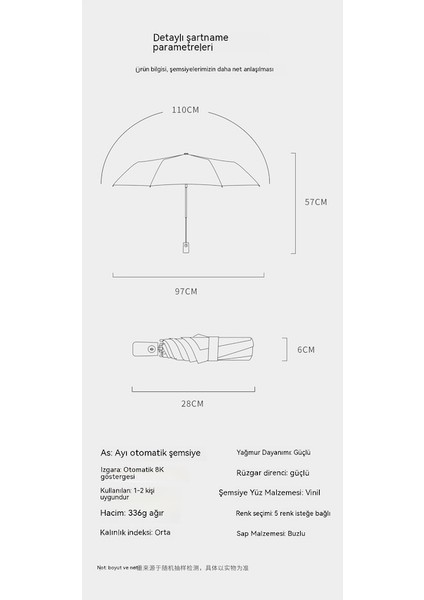Ww Tam Otomatik Ayı Güneş Kremi Şemsiye-Koyu Mavi (Yurt Dışından) fırsatları