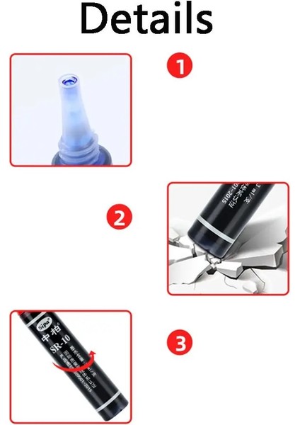 Mavi-Marker Kalem Stili 3 Renk Derin Matkap Deliği Uzun Uçlu Suya Dayanıklı Marker Kalemler Banyo Için Ahşap Metal Marker (Yurt Dışından) modelleri