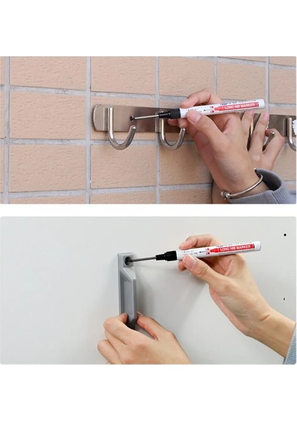 Mavi-Marker Kalem Stili 3 Renk Derin Matkap Deliği Uzun Uçlu Suya Dayanıklı Marker Kalemler Banyo Için Ahşap Metal Marker (Yurt Dışından) fırsatları