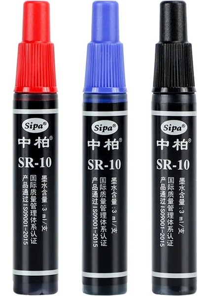 Mavi-Marker Kalem Stili 3 Renk Derin Matkap Deliği Uzun Uçlu Suya Dayanıklı Marker Kalemler Banyo Için Ahşap Metal Marker (Yurt Dışından) indirimleri