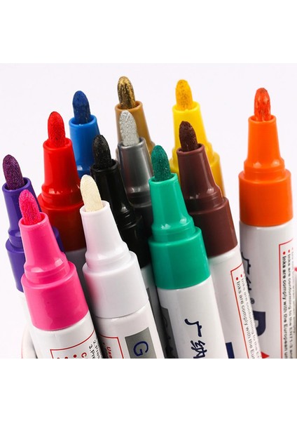 Sarı Stil Su Geçirmez Kauçuk Kalıcı Boya Marker Kalem 15ML Kalıcı Boya Marker Kalem Graffti Yağlı Marker Kalem Kırtasiye Malzemeleri (Yurt Dışından) fiyatları