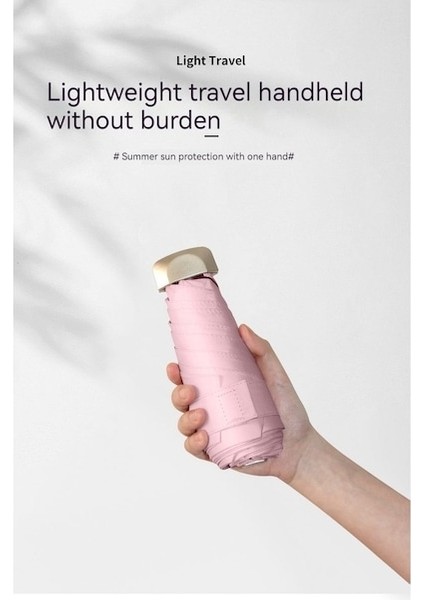 Hss Rüzgar Geçirmez Dayanıklı Katlanabilir Şemsiye -Siyah (Yurt Dışından)