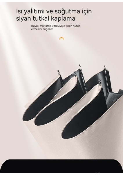 12 Kemik Otomatik Katlanır Şemsiye Güneşlik Uv Şemsiye-Siyah (Yurt Dışından) fırsatları