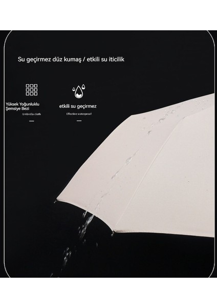 12 Kemik Otomatik Katlanır Şemsiye Güneşlik Uv Şemsiye-Siyah (Yurt Dışından) indirimleri