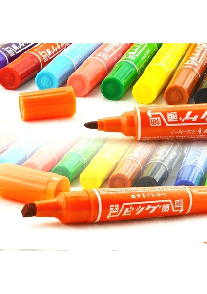 Stili Temizle 12 Renk Su Geçirmez Araba Lastiği Lastik Sırtı CD Metal Kalıcı Boya Marker Graffti Yağlı Marker Macador Caneta Kırtasiye 2021NEW (Yurt Dışından)