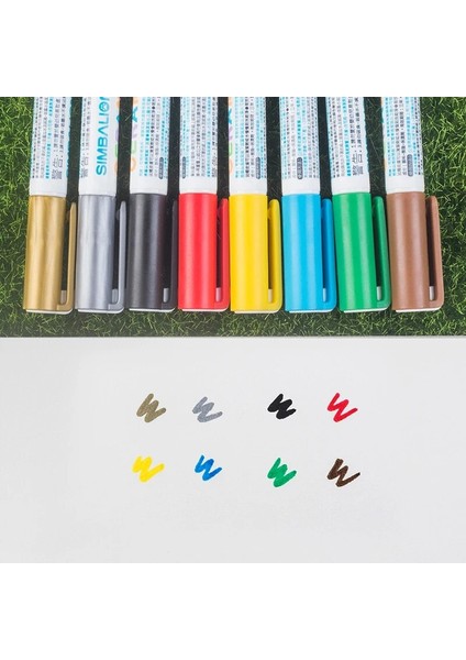 8 Renk Stili Simbalion 8 Renk Seramik Işaretleyici Boyalı Seramik Pigment Işaretleyici Kalem Yaratıcı Dıy Serisi Seramik Renkli Kalem (Yurt Dışından) fırsatları