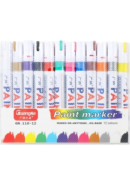NO.556 Stili Boya Temizleyici Araba Jant Lastiği Yağlı Boya Kalem Oto Lastik Lastik Cilalar Metal Kalıcı Işaretleyici Grafiti Dokunmatik Çizik Islak Balmumu (Yurt Dışından)