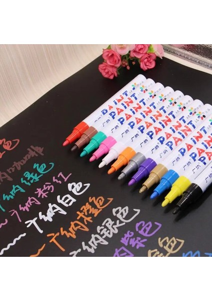 Mavi Stil Renkli Su Geçirmez Marke Kalem Albümü Grafiti Kalemi Rötuş Kalemi Ofis Okul Yazma Malzemeleri Işaretleyici Kalemler Dıy (Yurt Dışından) modelleri