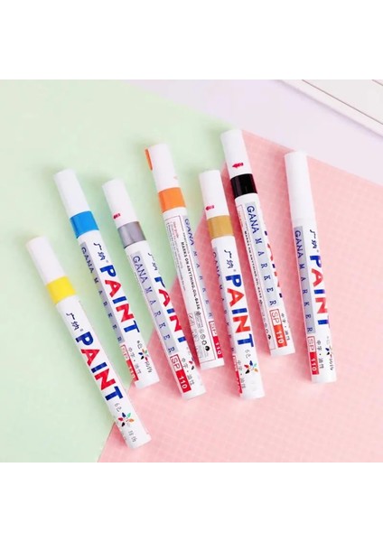 Mavi Stil Renkli Su Geçirmez Marke Kalem Albümü Grafiti Kalemi Rötuş Kalemi Ofis Okul Yazma Malzemeleri Işaretleyici Kalemler Dıy (Yurt Dışından) fırsatları