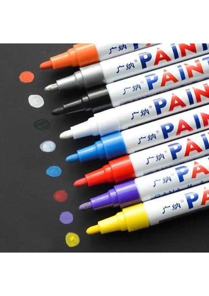 NO.562 Tarzı The9 Boya Marker Kalem Solmaya Dayanıklı Araba Lastiği Lastik Sırtı CD Metal Kalıcı Boya Marker Kırtasiye (Yurt Dışından)