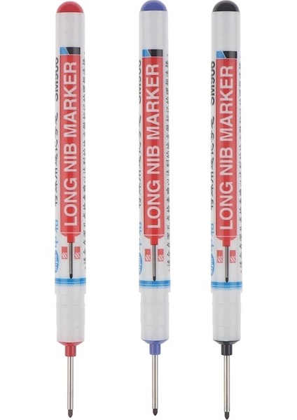 Mavi Stil Sıcak Satış 1 Adet Uzun Kafa Işaretleyiciler Banyo Ağaç Işleme Dekorasyon Çok Amaçlı Derin Delik Işaretleyici Kalemler (Yurt Dışından) indirimleri