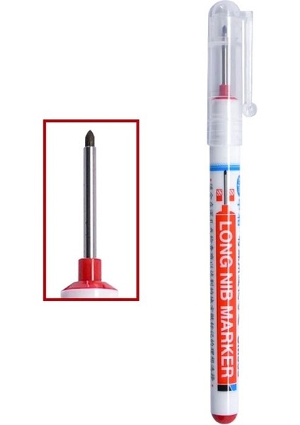 Mavi Stil 20MM Uzun Kafa Marker Kalem Banyo Ağaç Işleme Ev Dekorasyon Için Çok Amaçlı Derin Matkap Delik Işaretleyiciler Kalem Okul Sanat Malzemeleri (Yurt Dışından) indirimleri