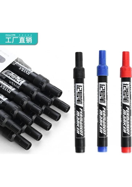 Mavi Stil Işaretleme Kalemi Siyah Çizgi Işaretleme Kalemi Yağlı Kalem Suya Dayanıklı Büyük Başlı Kalem Yağlı Sanat Malzemeleri Boya Işaretleyici Seti (Yurt Dışından) fırsatları