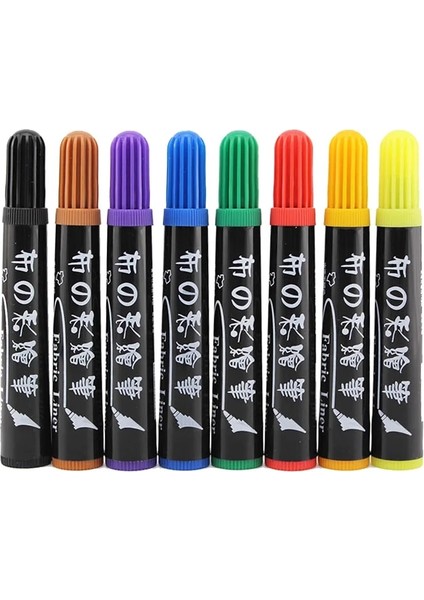 12 Renk Çift Kafa Stili Simbalion Kumaş ve T-Shirt Astar Işaretleyici 12 Renk Çift Başlı Tekstil Boya Bezi Pigment Işaretleyici Dıy Boyama Sanat Malzemeleri (Yurt Dışından)