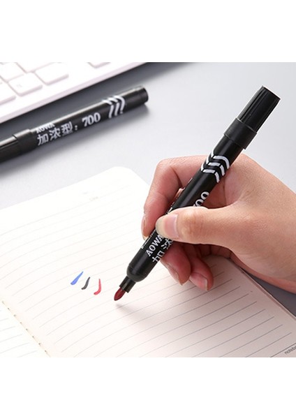 Siyah 1 Adet Tarzı Yüksek Li Su Geçirmez Kalıcı Uç Siyah Mavi Kırmızı Sanat Marker Kalemler Öğrenci Okul Ofis Kırtasiye Ağır Başlı Işaretleme Kalemi (Yurt Dışından) modelleri