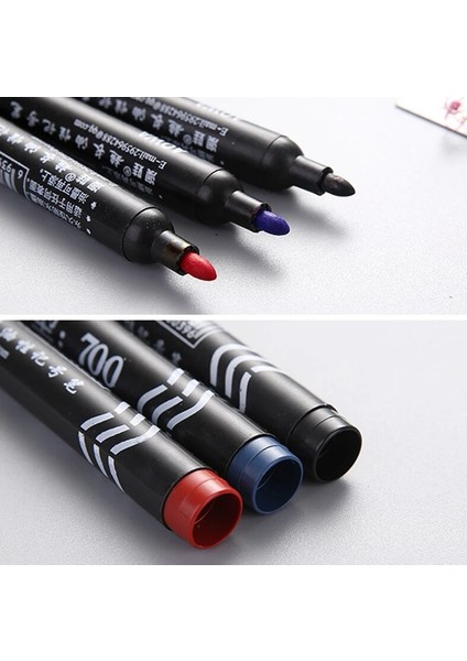 Siyah 1 Adet Tarzı Yüksek Li Su Geçirmez Kalıcı Uç Siyah Mavi Kırmızı Sanat Marker Kalemler Öğrenci Okul Ofis Kırtasiye Ağır Başlı Işaretleme Kalemi (Yurt Dışından) indirimleri
