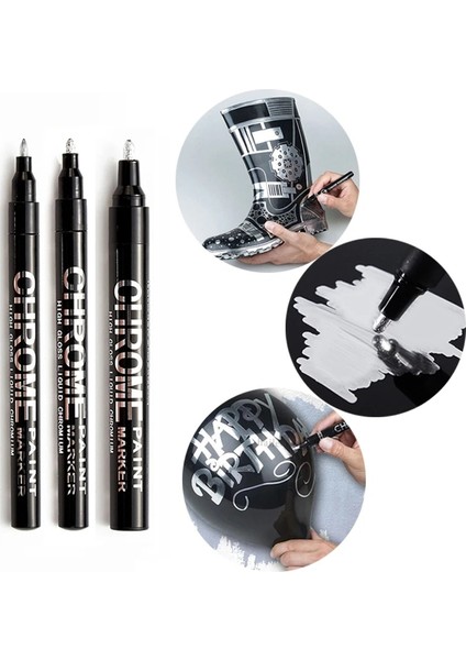 Metal Karışımı-6 Adet Tarzı Haile Sıvı Ayna Işaretleyici Gümüş Işaretleyiciler Kalem Dıy Yansıtıcı Boya Kalemleri Ayna Işaretleyiciler Krom F Metalik Sanat Craftwork Kalem (Yurt Dışından) fiyatları