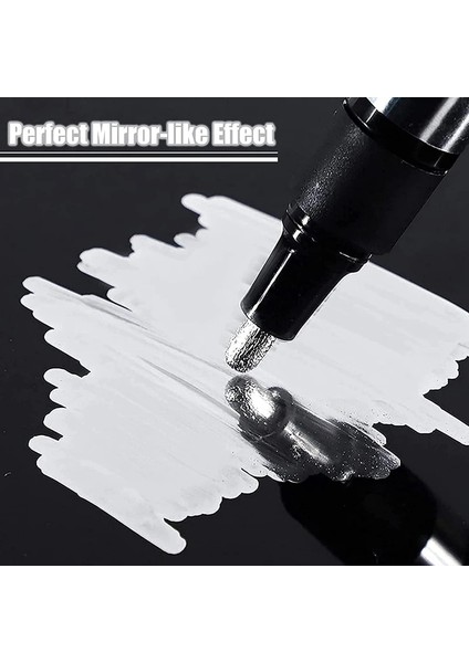 Metal Karışımı-6 Adet Tarzı Haile Sıvı Ayna Işaretleyici Gümüş Işaretleyiciler Kalem Dıy Yansıtıcı Boya Kalemleri Ayna Işaretleyiciler Krom F Metalik Sanat Craftwork Kalem (Yurt Dışından) fırsatları