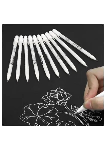 1 Adet Beyaz Işaretleyici Stili Pcs Beyaz Işaretleme Kalemi Boya Yağı Araba Lastik Işaretleme Kalemi Su Geçirmez Boya Marker Grafiti Kalem Ofis Beyaz Jel Kalem Boya Işaretleyicileri (Yurt Dışından)