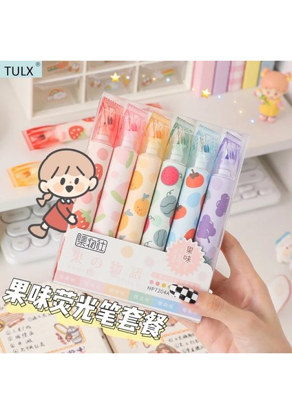 Mor Tarzı Tulx Boya Peghlighter Kalem Boyama Malzemeleri Grafiti Katı Boya Kalemi Sanat Malzemeleri Okula Dönüş Kırtasiye Kalemleri (Yurt Dışından) fiyatları